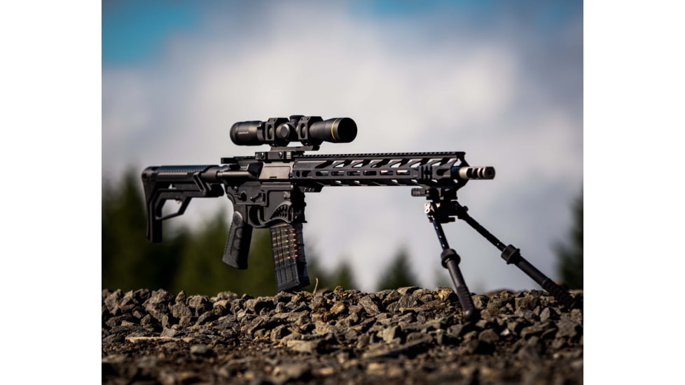 STNGR RPTR M-Lok Free Float Handguard for AR15/M4, Anodized Black, 15 in, 15RM