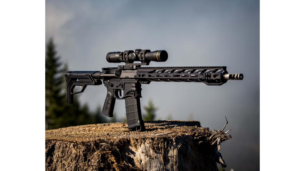 STNGR RPTR M-Lok Free Float Handguard for AR15/M4, Anodized Black, 15 in, 15RM