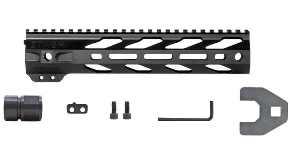 STNGR VYPR M-Lok Free Float Handguard for AR15/M4, Anodized Black, 10 in, 10VM
