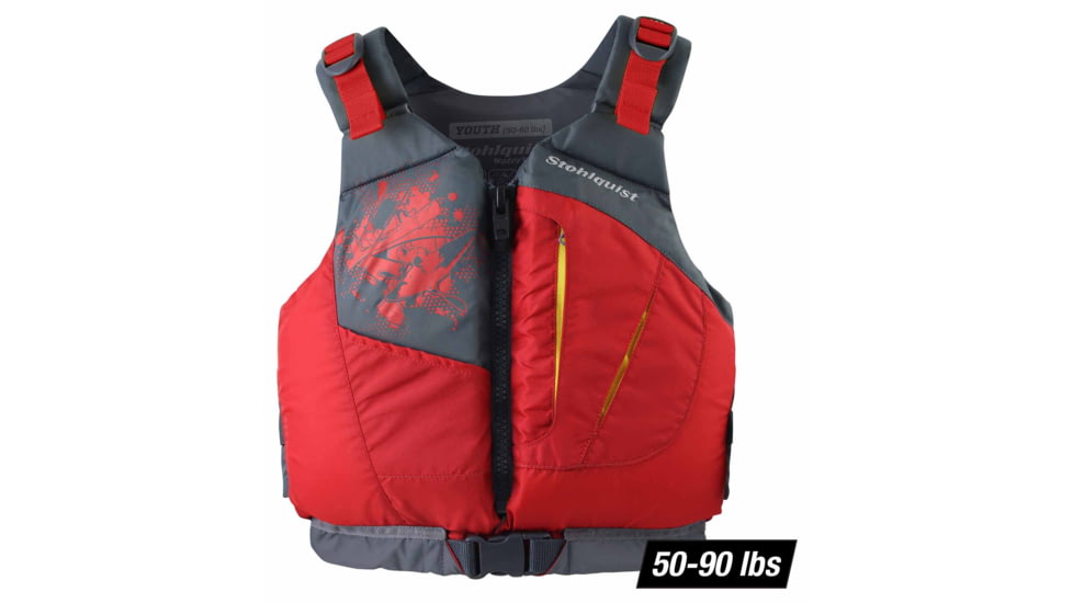 Stohlquist Escape Youth PFD, Lime - Gray, Extra Small, QF1163110125