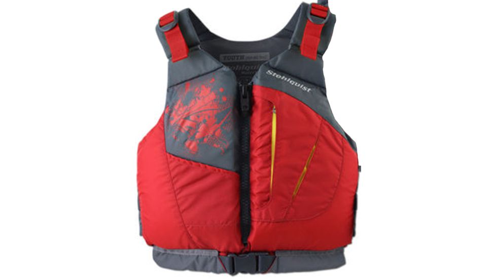 Stohlquist Escape Youth PFD-Red/Grey