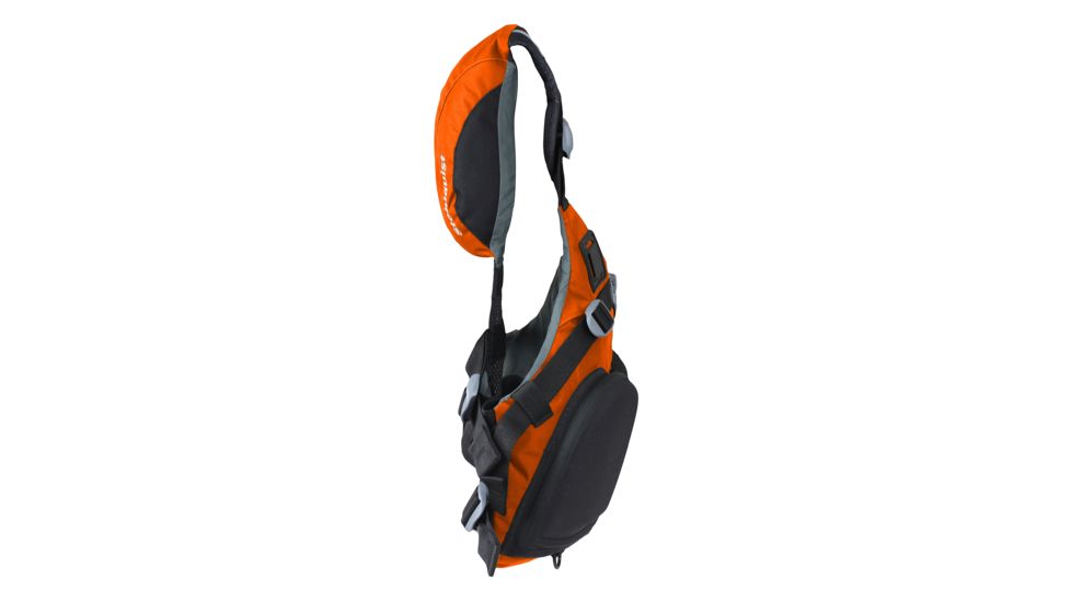 Stohlquist Mens Fisherman PFD, Orange, Small-Medium, Chest 33-39, QF1370801M