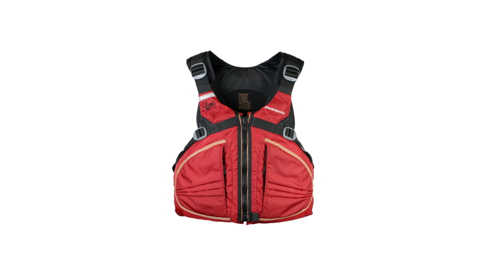 Stohlquist Mens Trekker PFD, Deep Red, Large-Extra Large, Chest 40-46, QF1320601XL