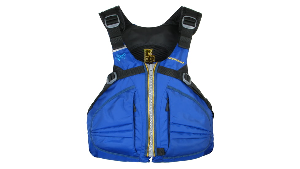 Stohlquist Mens Trekker PFD, Sapphire Blue, XXL, Chest 46-52, QF1324201XXL
