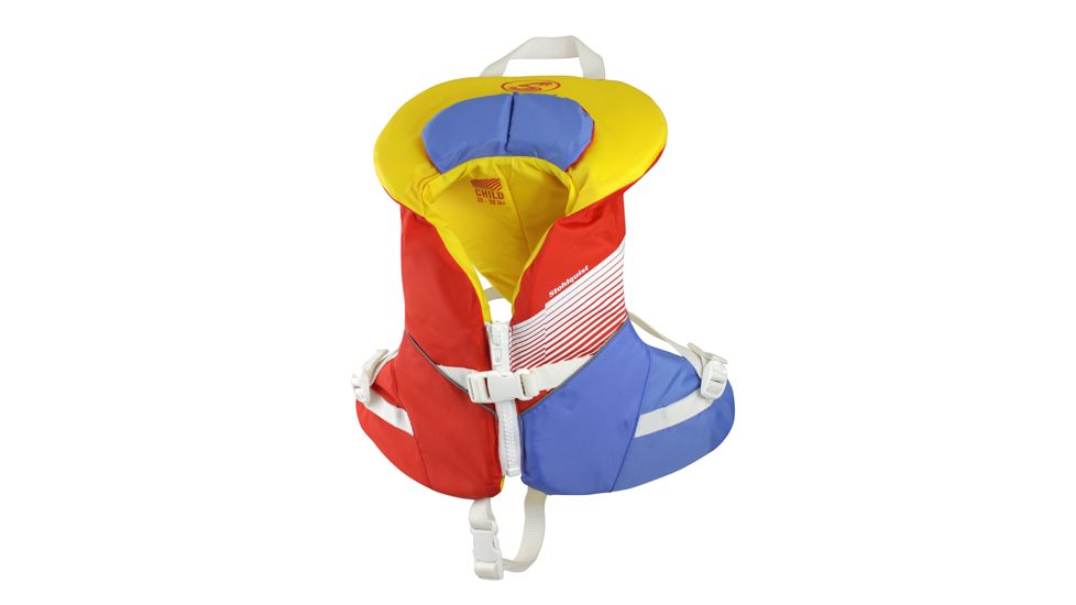 Stohlquist Unisex Child PFD, Orange/Yellow, Child 30-50 lbs, QF1410807