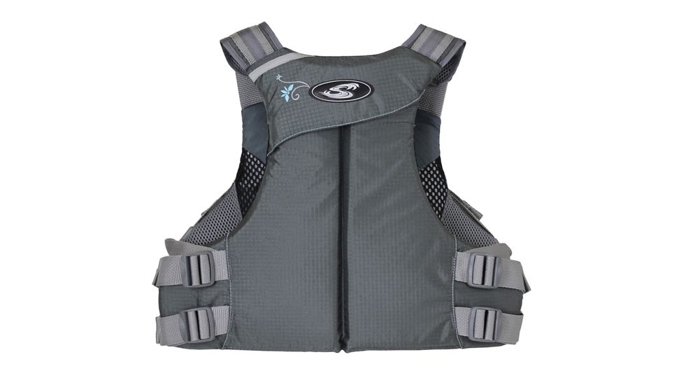 Stohlquist Womens Misty PFD, Gray, Small, Bust 28-34, 533090