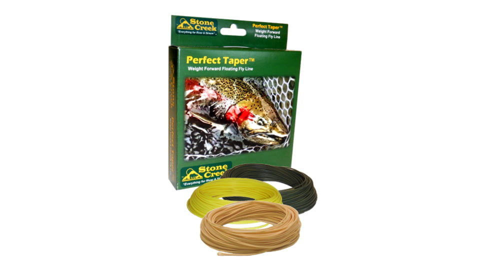 Stone Creek Two Color Floating Fly Fishing Line, 4 Wt, Light Blue/Blue, WF-4-PT/BB