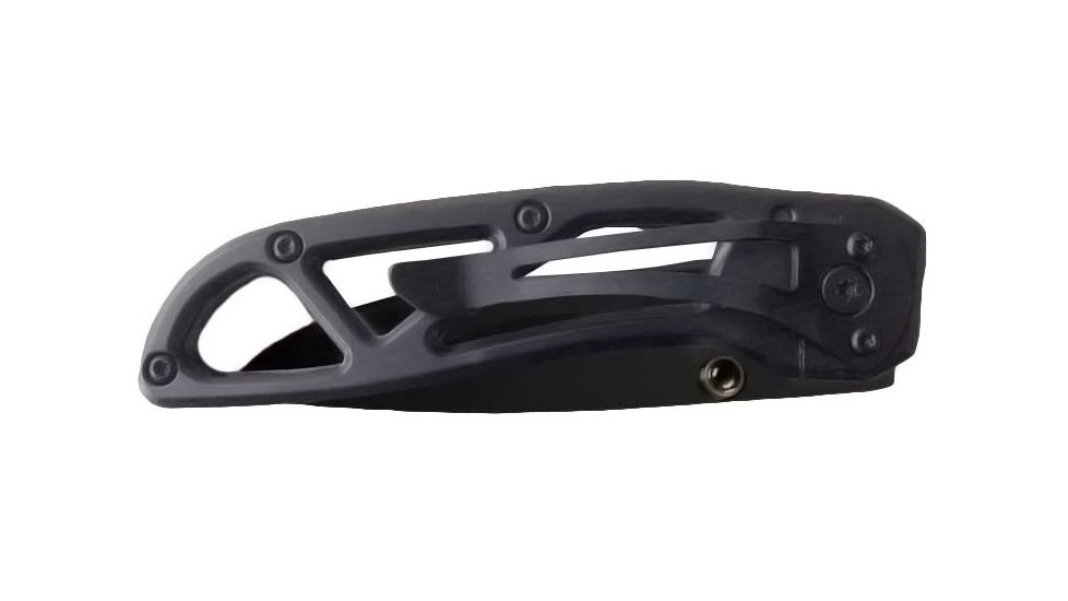 Stone River Gear Ceramic Folding Knife, Lock w/Pocket Clip, Black, 6.5 SRG5BTB