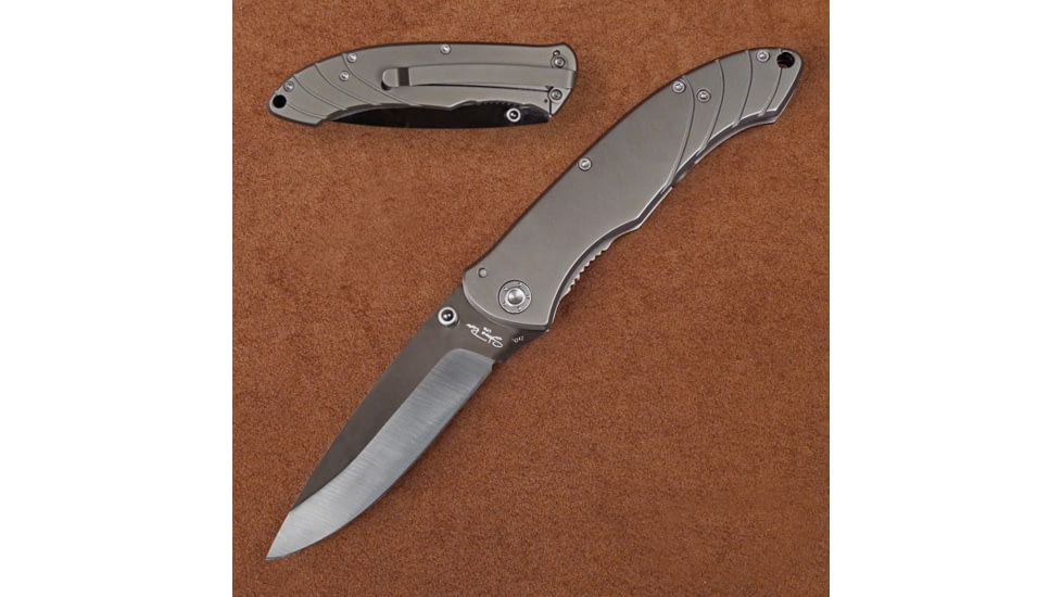 Stone River Gear Ceramic Speed Assist Folding Knife, Grey-Black, 7.5 SRG1SATB