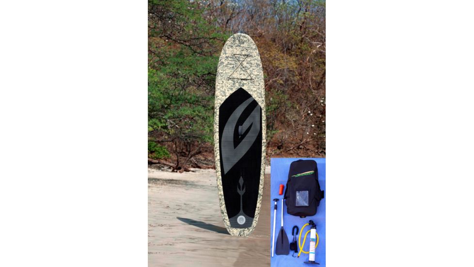 Stone River Gear Gladiator Inflatable Standup Paddleboard, Camo GU10.6CAMO