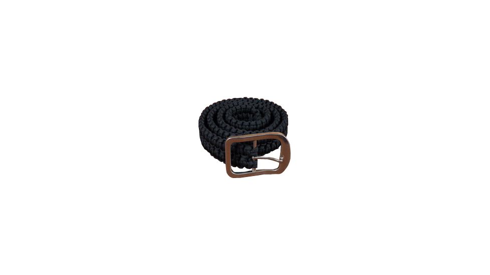 Stone River Gear Paracord Survival Belt,Black,Small,Waist 28-32,Two 48 ft Cords SRG1SBSB