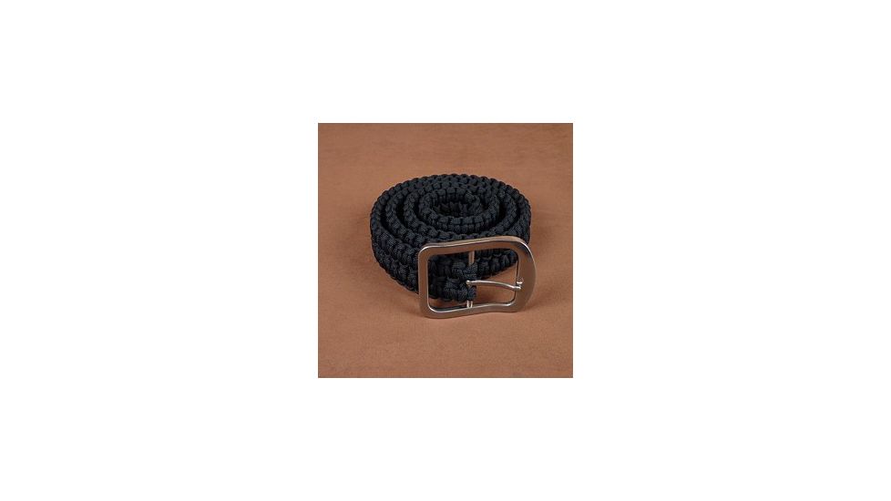 Stone River Gear Paracord Survival Belt, Black, Medium SRG1SBMB