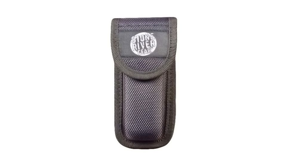 Stone River Gear Ultra Folding Liner Lock Knife w/Grip Handles and Sheath, Camo/Grey, 3.25 SRG4DPCP