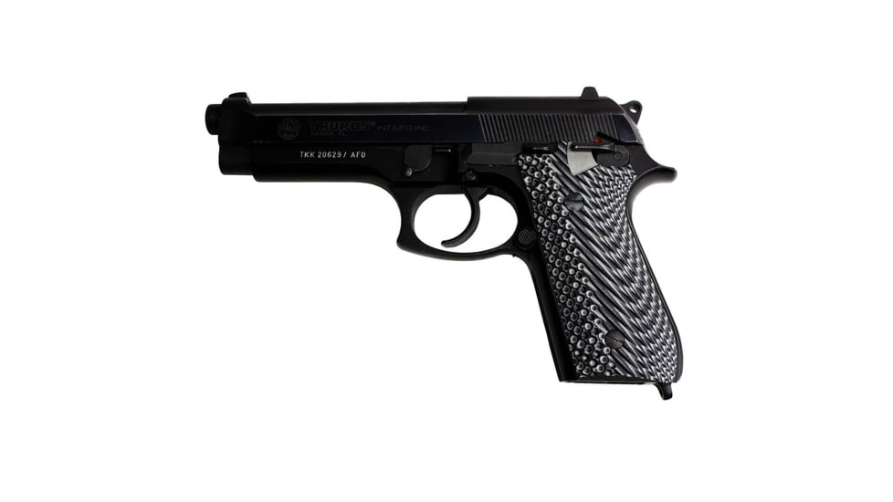 Stoner CNC Beretta 92 Slash and Burn G10 Gun Grips Fits 92FS/96 M9 Series Pistol, Grey Black, STO-BR-B92-SB-GRB