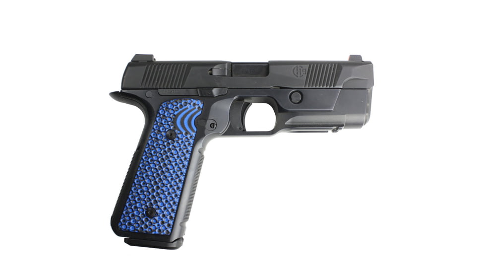 Stoner CNC Hudson H9 Golf Ball G10 Gun Grips Fit H9, Blue Black, STO-HU-GB-BLB