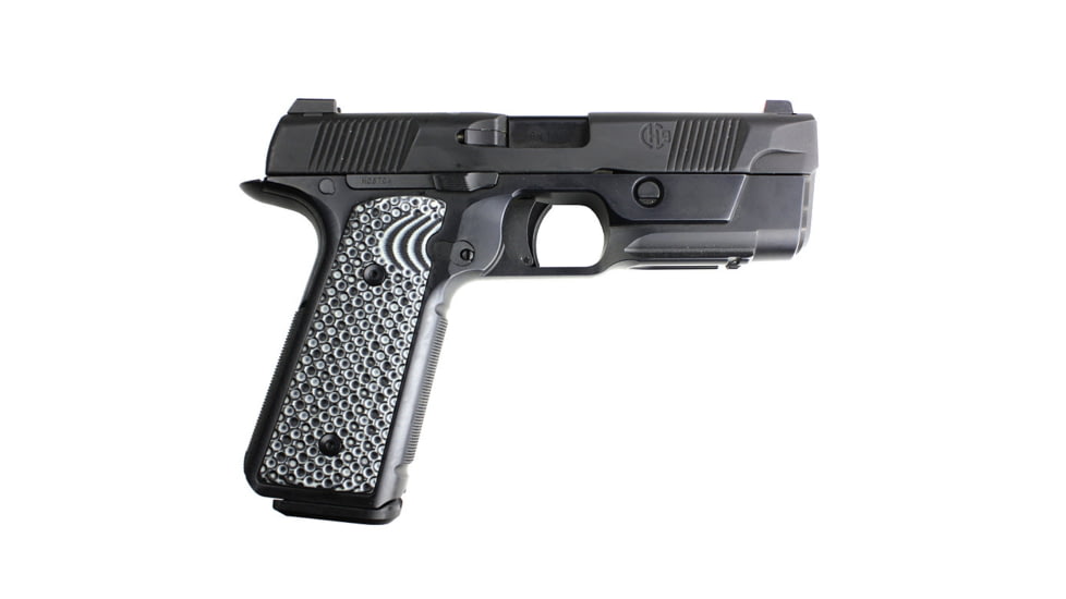 Stoner CNC Hudson H9 Golf Ball G10 Gun Grips Fit H9, Grey Black, STO-HU-GB-GRB