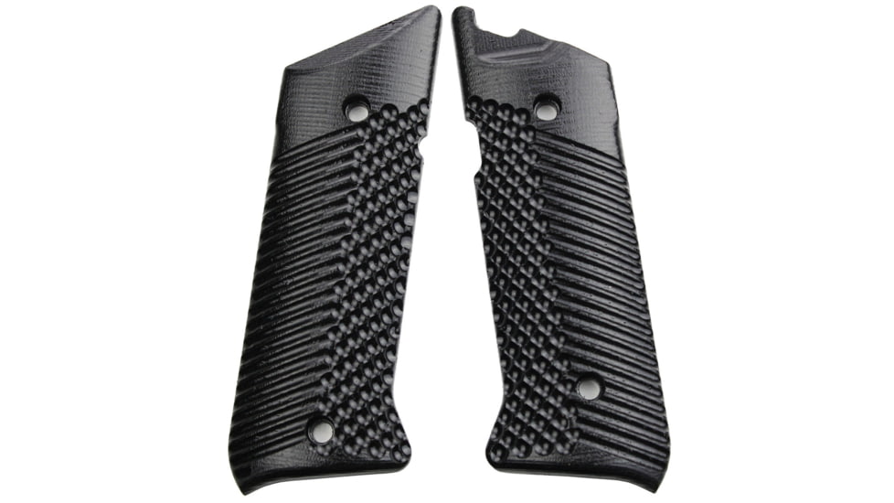 EDEMO Stoner CNC Ruger Mark IV Target Hunter Standard or Competition G10 Gun Grips Slash and Burn Design Fits Ruger Mark IV Rimfire, Midnight Black, STO-MKIV-SB-BLK, EDEMO1