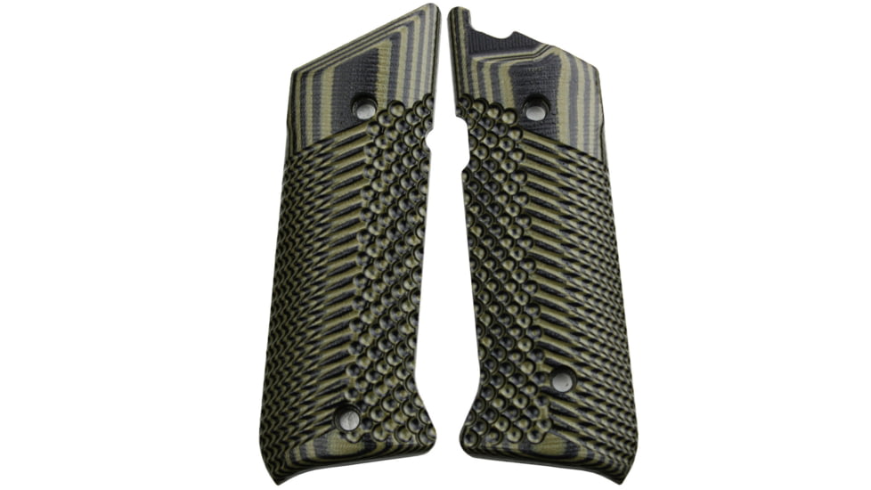 Stoner CNC Ruger Mark IV Target Hunter Standard or Competition G10 Gun Grips Slash and Burn Design Fits Ruger Mark IV Rimfire, OD Green Black, STO-MKIV-SB-ODG
