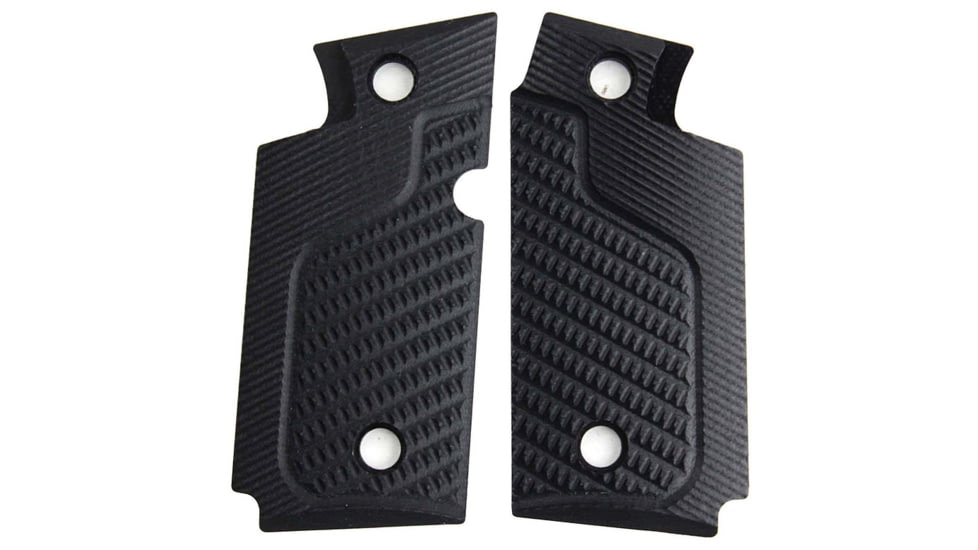 Stoner CNC Springfield Armory 911 .380 ACP Defensive Carry G10 Gun Grips, Midnight Black, Non Ambi, STO-SA .380-DC-NO-BLK
