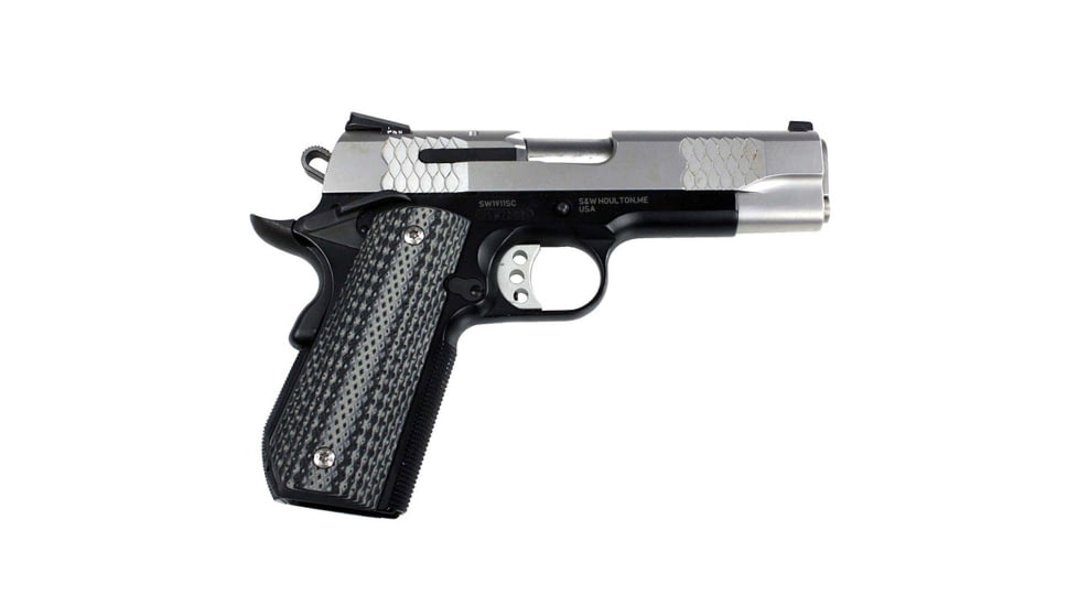 Stoner CNC Super Aggressive G10 Gun Grips fit Sig GSG, Grey Black, SIG GSG-Magwell, STO-GSG-SA-MAG-GRB