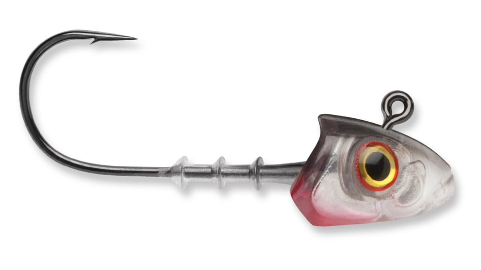 Storm 360GT Searchbait Jig, Fits 4-1/2in Bodies, 3/8 Oz 4/0 Hook, Smokin Ghost, SJG45SGH-38J