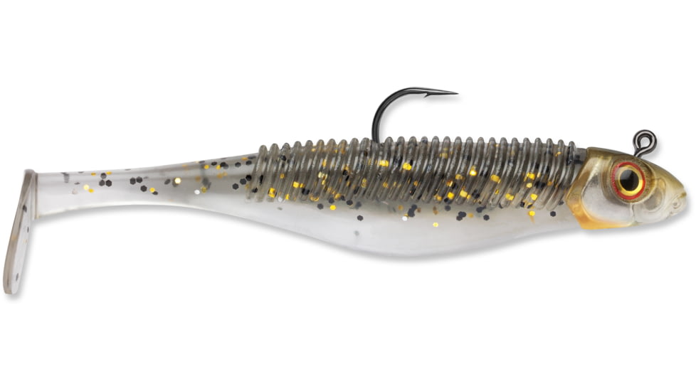 Storm 360GT Searchbait Shad, Sinking, 3-1/2", 1/4oz, #2/0 Hk, 1 Rigged Two Bodies, Volunteer, SBD35VT-14J
