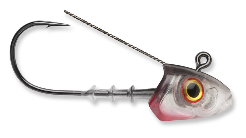 Storm 360GT Searchbait Weedless Jig, Fits 4-1/2in Bodies, 1/4 Oz, 4/0 Hook, 2 Pack, Smokin Ghost, SJG45SGH-14WJ