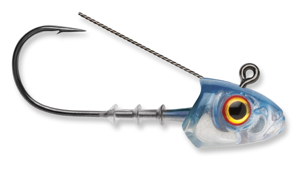 Storm 360GT Searchbait Weedless Jig, Fits 4-1/2in Bodies 1/4 Oz, 4/0 Hook, 2 Pack, Tru Blue, SJG45TB-14WJ