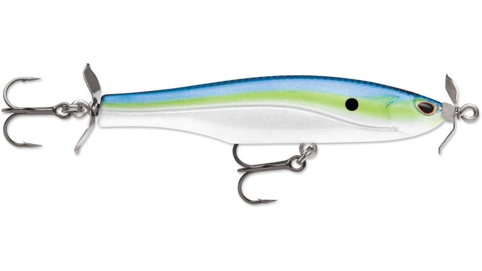 Storm Arashi Spinbait, Hot Blue Shad, 3-1/8in, 1/3oz., ASB08612