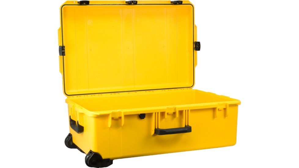 Pelican Storm Cases iM2950 Dry Box w/ Wheels, 31.3x20.4x12.2in, Yellow, No Foam