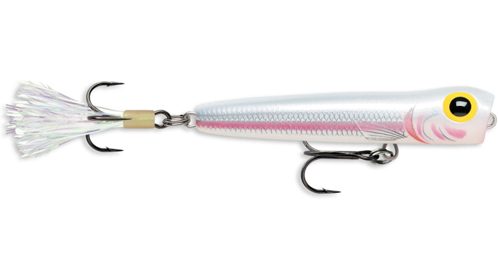 Storm Rattlin Chug Bug Topwater Popper, 3-1/4in, 3/8oz, Bleeding Pearl, CB081307