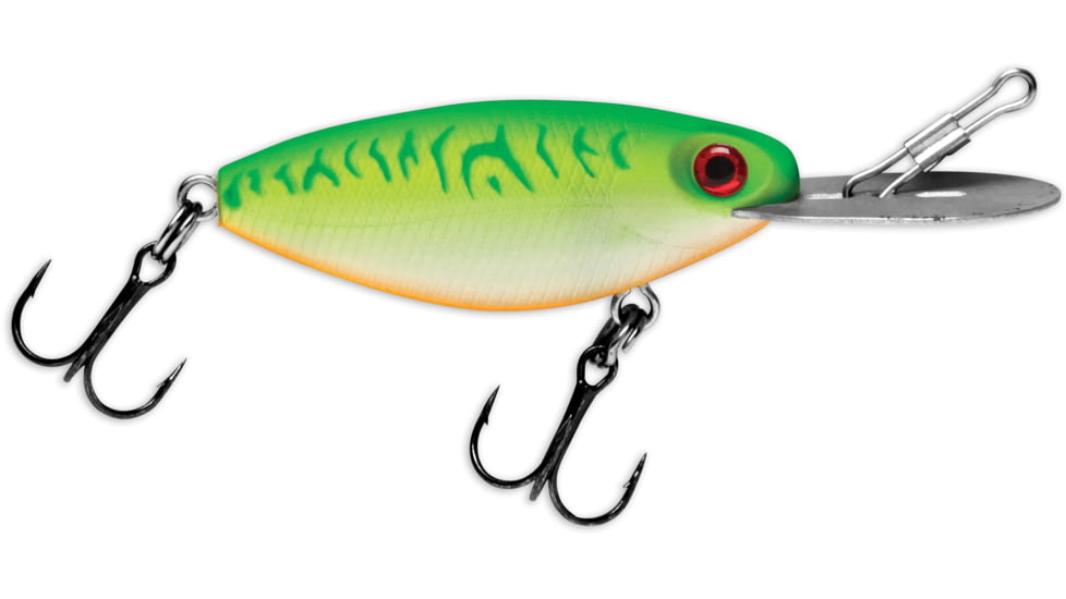 Storm Hot N Tot Madflash Trolling Crankbait, Floating, Green Fire UV, 2in, 3/16oz, HM651