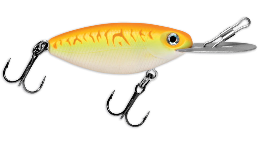 Storm Hot N Tot Madflash Trolling Crankbait, Floating, Orange Fire UV, 2in, 3/16oz, HM652