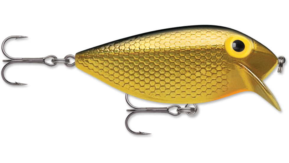 Storm Original Thinfin Shallow Crankbait, Floating, Metallic Gold Black, 2 1/2in, 1/5oz, TF06404