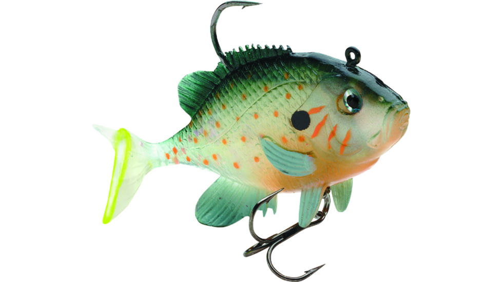 Storm WildEye Live Sunfish Swimbait, 3", 5/16 oz, Sunfish Floating,3 Pk, WLSF03