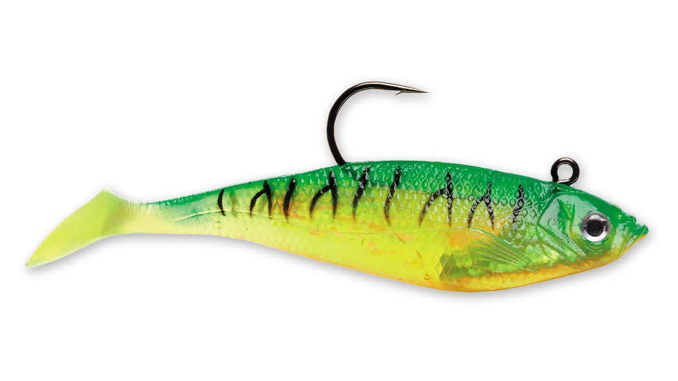 Storm WildEye Swim Shad Swimbaits, 3, 2in, Firetiger, WSS02FT