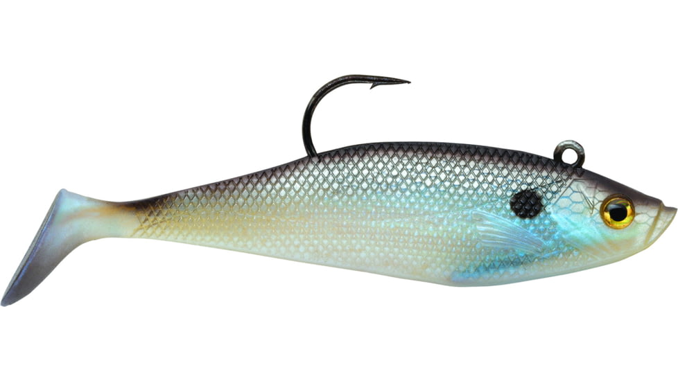 Storm WildEye Swim Shad Swimbaits, 3, 4in, Natural Shad, WSS04NSD