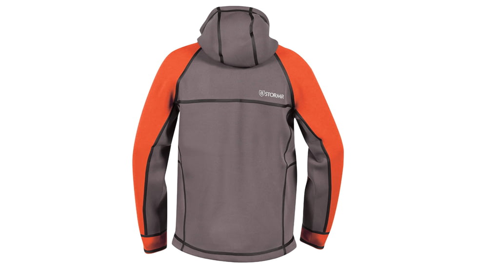 Stormr Typhoon Neoprene Jacket - Mens, Safety Orange/Gray, Extra Large, R215MF-12-XL