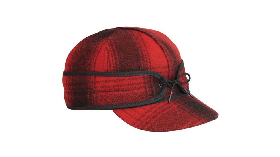 Stormy Kromer The Original Stormy Kromer Cap - Unisex, Red/Black Plaid, 7 1/4, 50010-000072-260-305