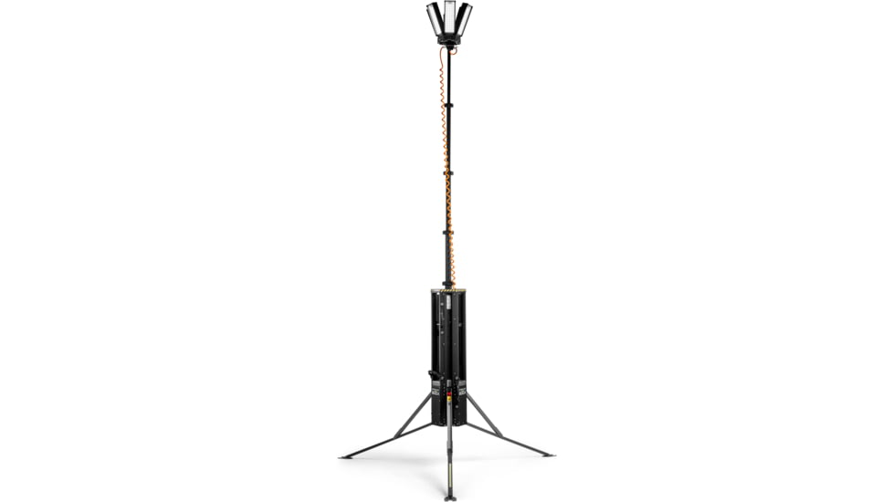 STRAVION Baselight 600x 95000 Lumens LED Portable Light Tower, Black/White, PDFA10