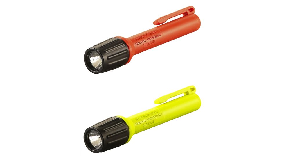 Streamlight 2Aaa Propolymer Haz-Lo Atex Rated Flashlight, Orange, Yellow