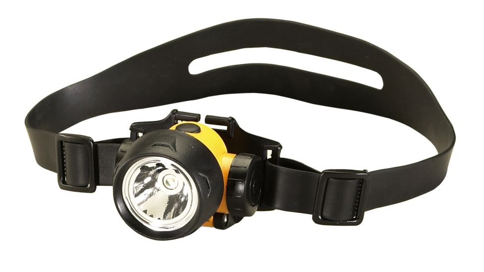 Streamlight Buckmasters Trident HP Headlamp Flashlight - White LEDs, batteries, straps - Yellow 61080