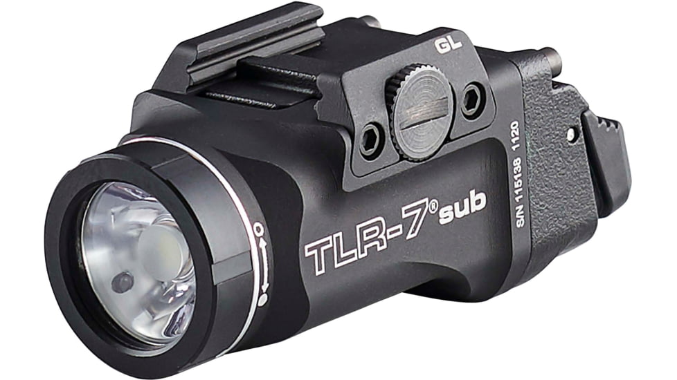 DEMO, Streamlight TLR-7 X Sub Ultra-Compact LED Tactical Weapon Light, Glock 43X/48/MOS, Black, 69400