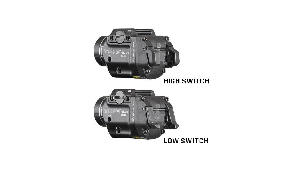 Streamlight TLR-8 HL-X SUB USB SL-B9 Rechargeable 1000 Lumens LED Weapon Light for Sig Sauer P365/XL Closed Rail Systems, with High And Low Switches, USB-C Cord, Multi-Tool, Mounting Kit With Key, Black, 69467