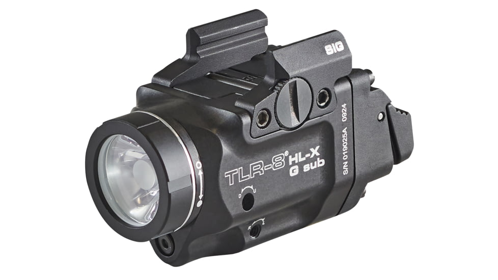 Streamlight TLR-8 HL-X G SUB USB SL-B9 Rechargeable 1000 Lumens LED Weapon Light for Sig Sauer P365/XL Closed Rail Systems w/ High And Low Switches, USB-C Cord, Multi-Tool, And Mounting Kit With Key, Black, 69477