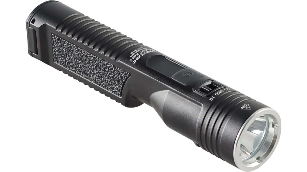 Streamlight Stinger 2020 S Rechargeable Lithium Ion 2000 Lumen LED Flashlight w/120V AC/12V DC Holder Charger, Black, 78202