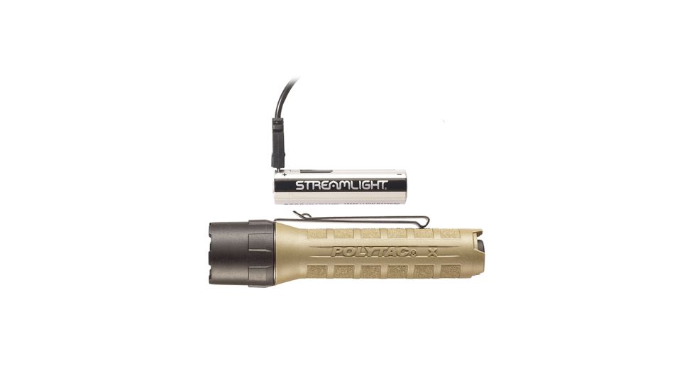 Streamlight 88612 PolyTac USB 600 Lumens Rechargeable Lithium Coyote