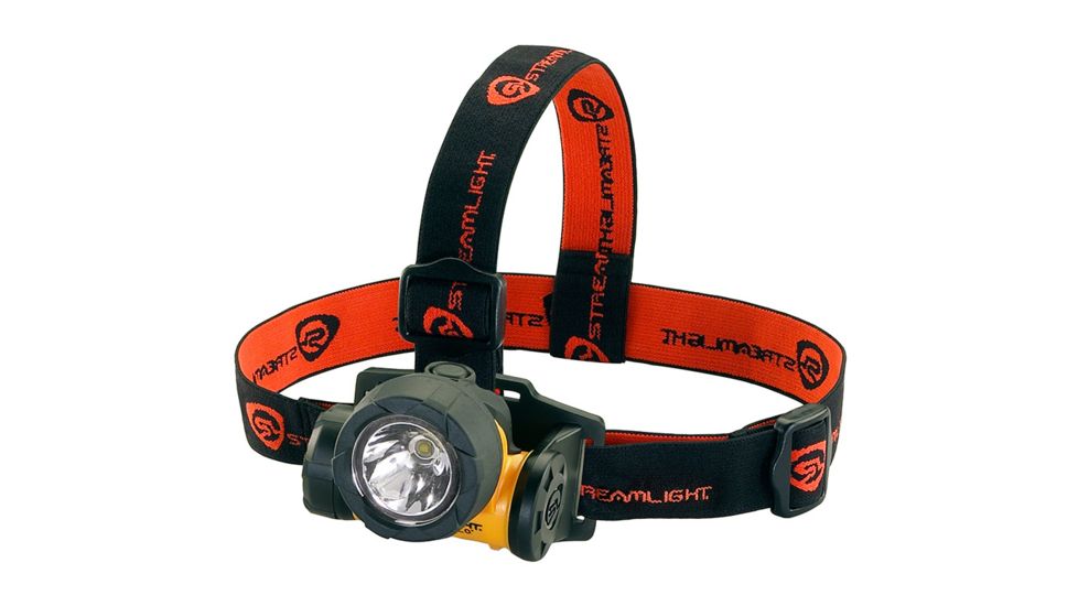 Streamlight Argo Haz-Lo Headlamp, Atex Rated, 90 Lumen White Led, 3 X Aaa Battery, Yellow, 61020