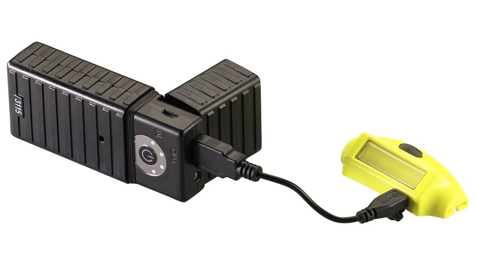 Streamlight Bandit Headlamp w/Head Strap/USB Cord, Yellow, 61700