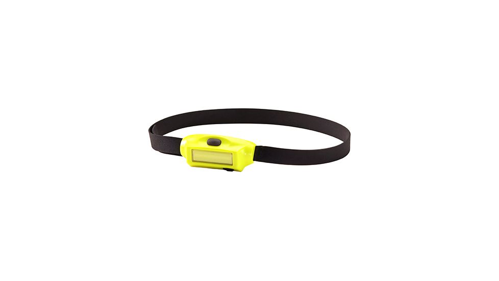 Streamlight Bandit - includes elastic headstrap, rubber hard hat strap, 3M Dual Lock and USB cord -Box, Yellow, 61703